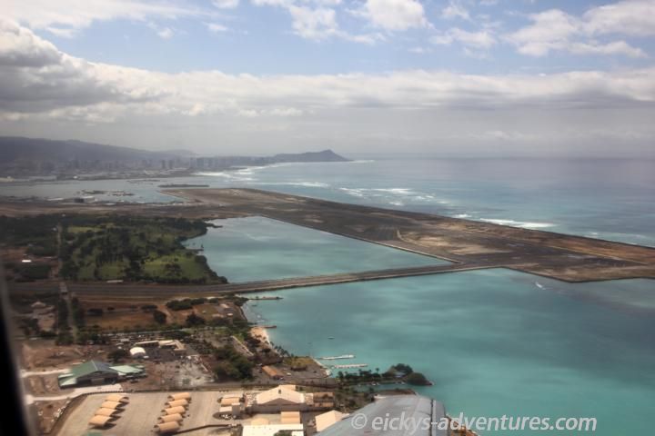 Abflug von Oahu