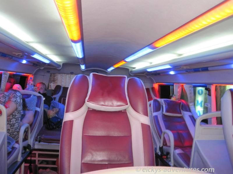 Schlafbus: Blick nach hinten