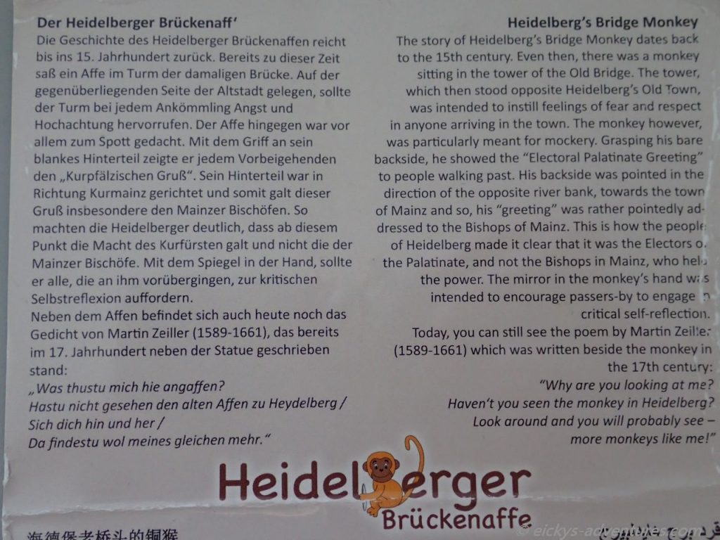 Heidelberger Brückenaffe