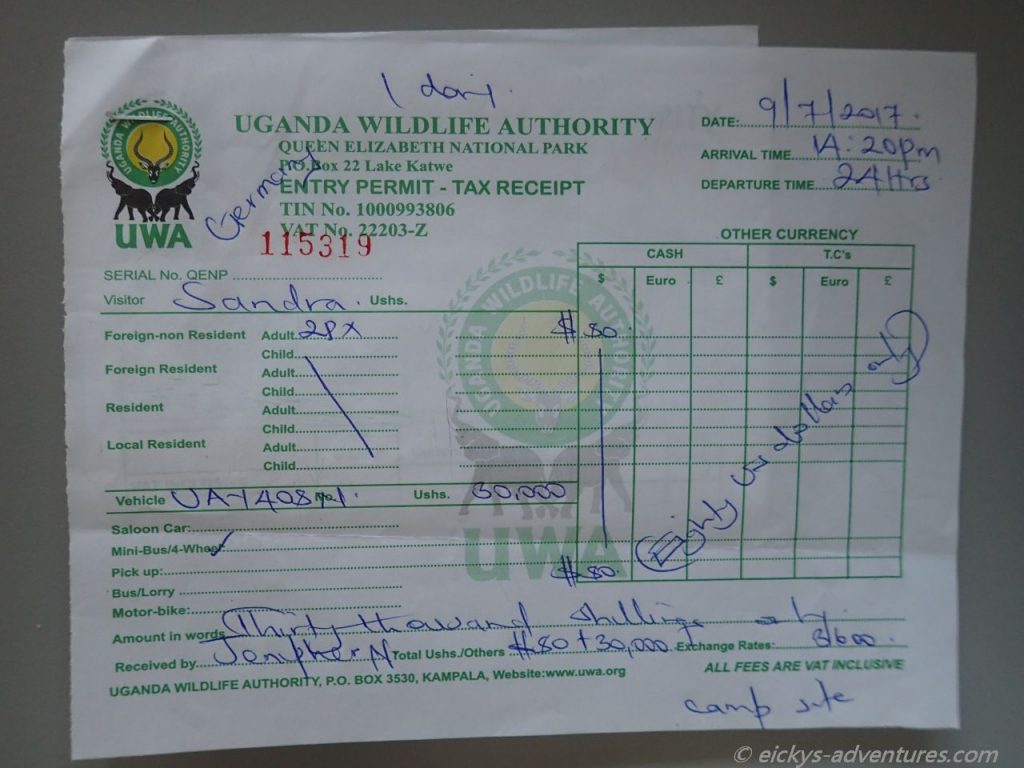 UWA Entry Permit